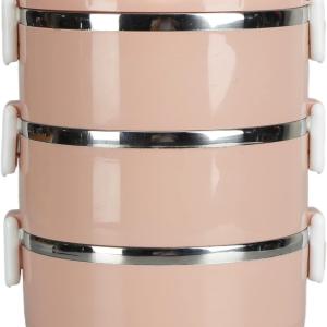 ظرف غذای سه طبقه با جداره داخلی فولادی