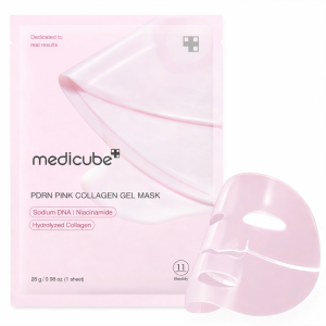 ماسک ژلی و کلاژن‌ساز صورتی PDRN مدیکوب