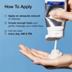 فوم شستشوی آبرسان و ملایم آنوا حاوی هیالورونیک اسید و زینک