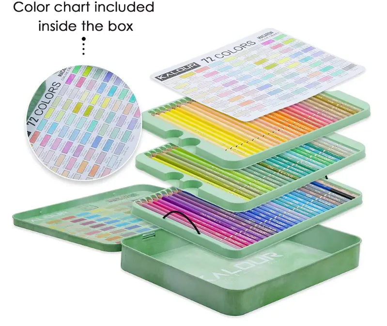 ست پنسل رنگی ۷۲ تایی