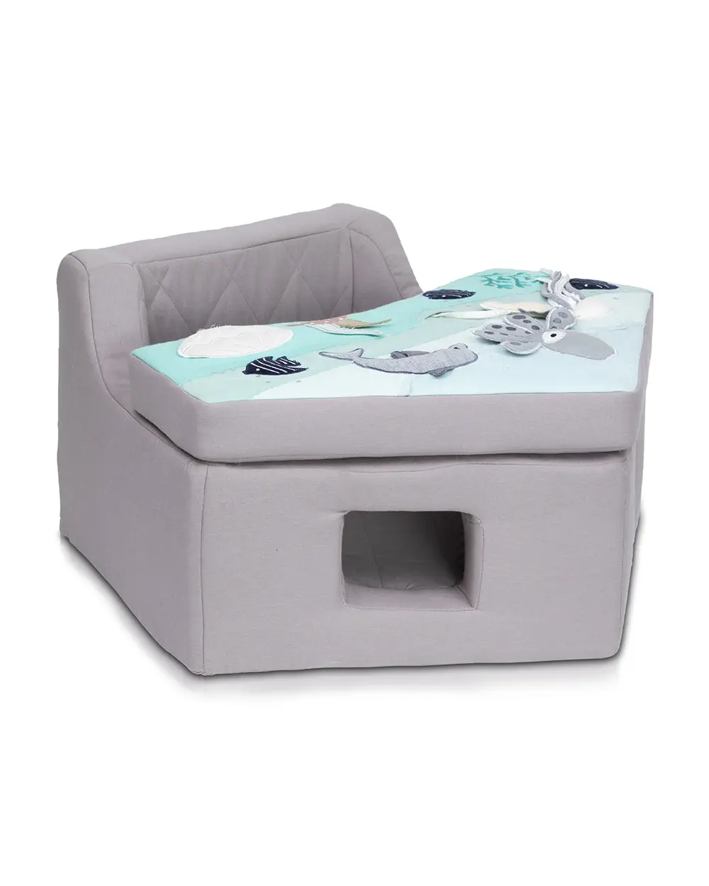 صندلی مبل کودک مخملی شکل پنج ضلعی