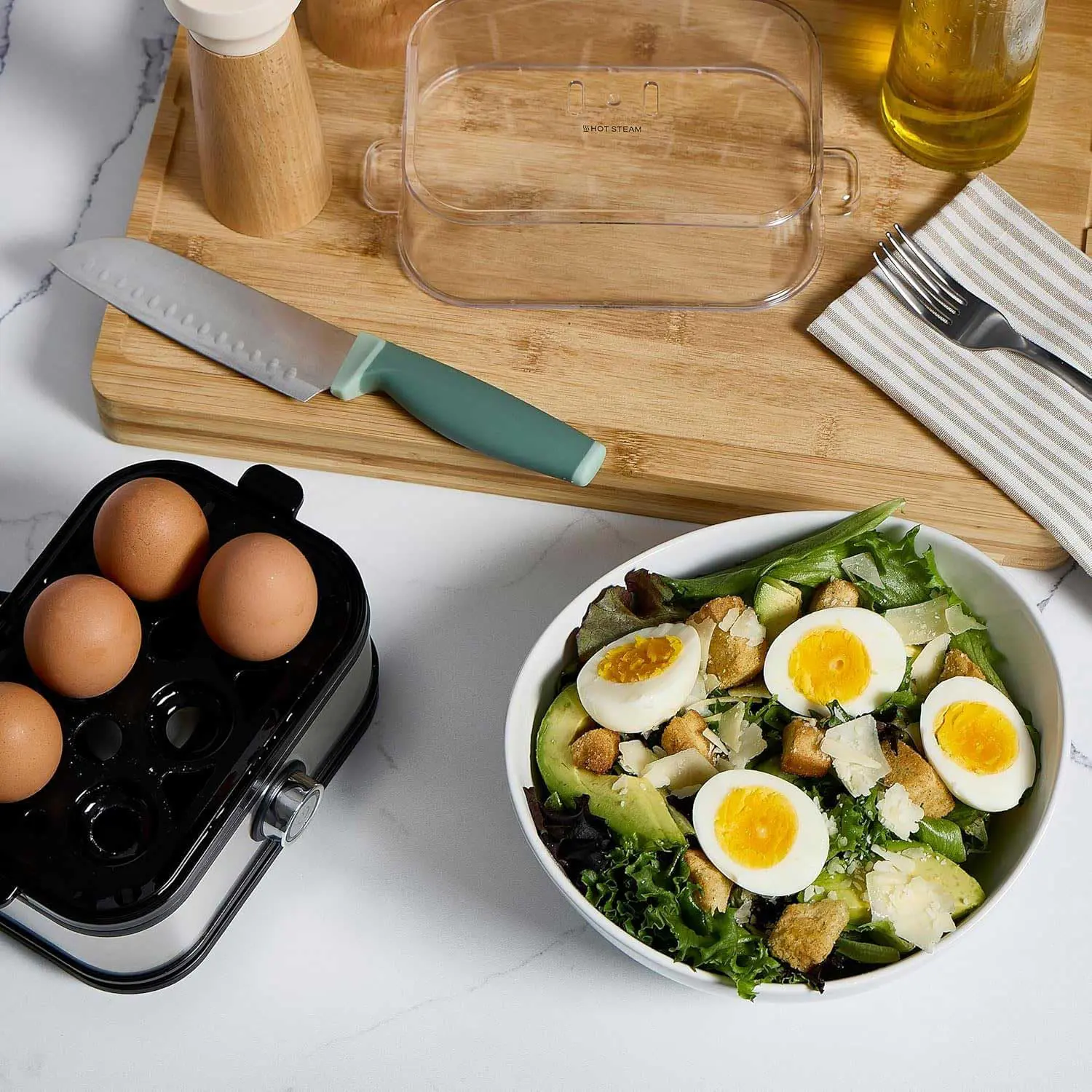 تخمجوش برقی هوشمند و بخارپز