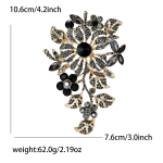 Shahr-e Javaher Women's Brooch Model SJ-BR023-BL