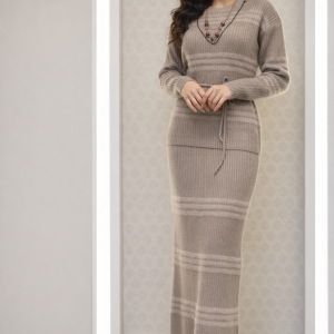 ست جاکت و دامن بافتی زنانه راسته