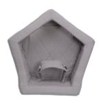 صندلی مبل کودک مخملی شکل پنج ضلعی