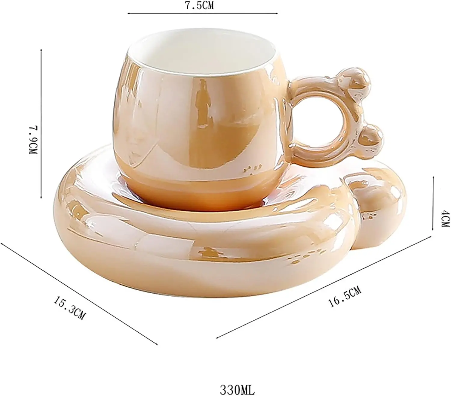 Mickey Mouse Themed Mug and Coaster Set