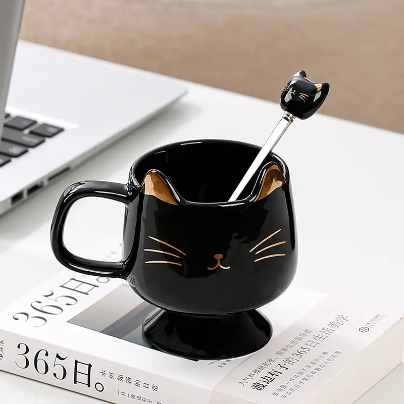 گیلاس شیشهای فانتزی طرح پشک