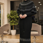 پیراهن ماکسی یال‌ دار کلاسیک