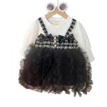 ست دو تکه بهاری دخترانه مدل نایت استار