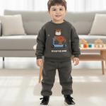 ست جاکت و پتلون لامه طرح خرس اسکوتر سوار