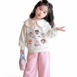 ست بلوز و پتلون دخترانه مدل دنیای حیوانات