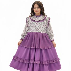 ست دو پارچه دخترانه مدل پروانه درخشان