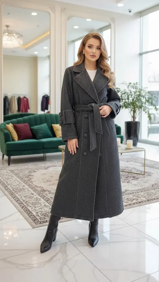 بالاپوش بلند زمستانی زنانه