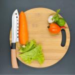 تخته گوشت‌ بری چوبی گرد