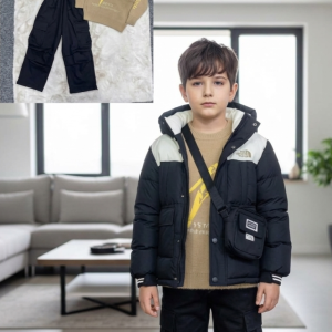 ست چهار تکه زمستانی همراه با کیف