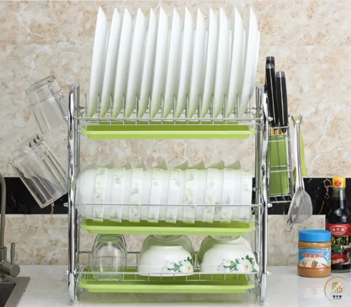 جا ظرفی فلزی سه طبقه