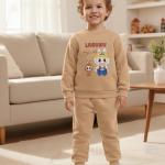 ست جاکت و پتلون لامه طرح لابوبو