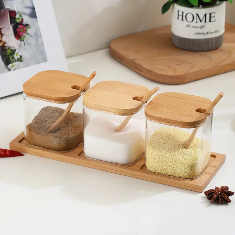 سِت مصالح دانی چوبی کلاسیک