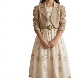 ست دو تکه پیراهن و کرتی مدل آریانا