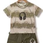 ست دو تکه نخی تابستانی مدل هدفون