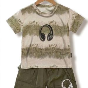 ست دو تکه نخی تابستانی مدل هدفون