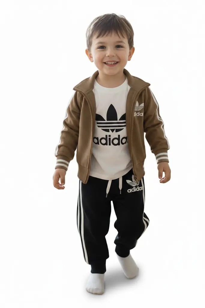 ست سه پارچه پسرانه مدل آدیداس