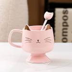 گیلاس شیشهای فانتزی طرح پشک