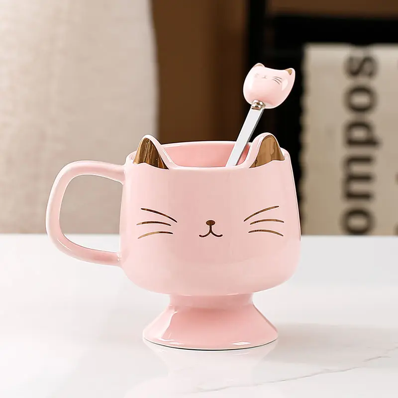 گیلاس شیشهای فانتزی طرح پشک