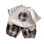 ست دو تکه بلوز و نیکر مدل مانستر چک