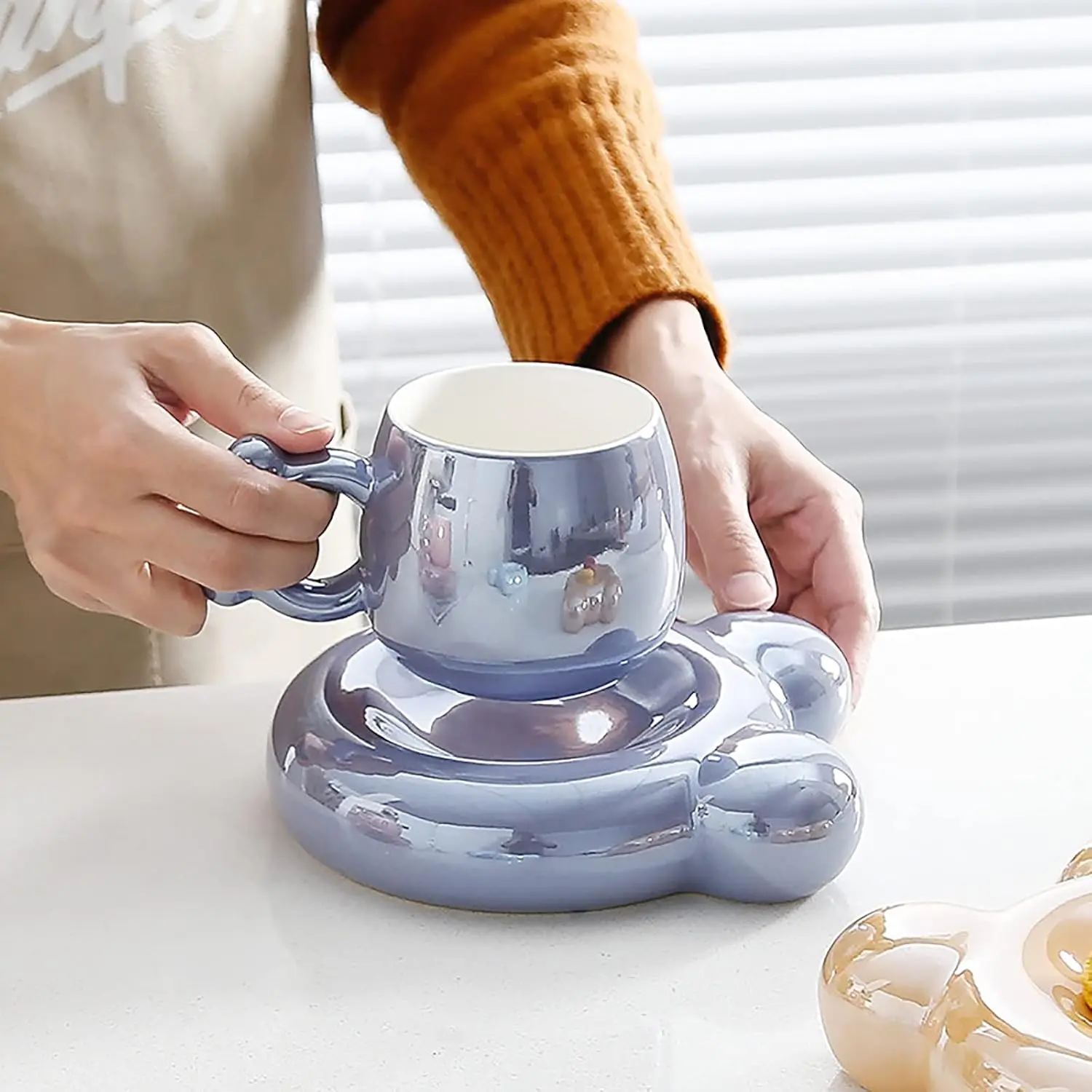 Mickey Mouse Themed Mug and Coaster Set