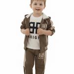 ست سه پارچه پسرانه مدل برایت