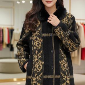 بالاپوش لامه فصلی طرح‌ دار