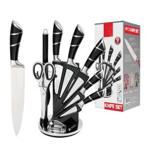 سِت حرفه‌ ای چاقوی آشپزخانه ۹ پارچه