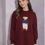 پیراهن بافت طرح خرس عروسکی