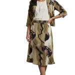 ست سه تکه دامن و جاکت گلداری