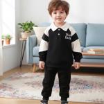 ست دو تکه لمه سیاه و سفید