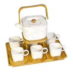 سِت چای خوری سرامیکی طرح مرمر