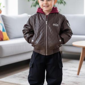 ست جمپر چرمی و پتلون لامه