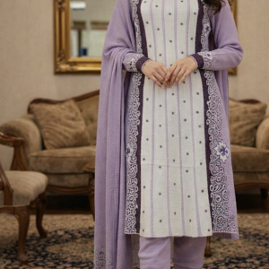 پنجابی بافت سه‌تکه مجلل با طراحی اسلیمی