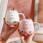 گیلاس سرامیکی فانتزی طرح پشک