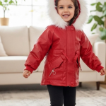 ست دو تکه چرمی و زمستانی دخترانه