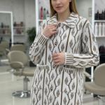 Women's Patterned Seasonal Lame Overcoat