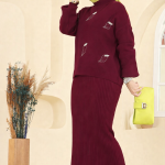 ست دوتکه طرح پرک‌ دوز