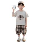 ست دو تکه بلوز و نیکر مدل مانستر چک