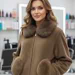 کرتی لامه فصلی با یقه خزدار