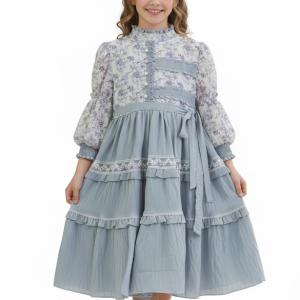 ست دو پارچه دخترانه مدل پروانه درخشان