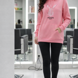 هودی کلاه‌دار فانتزی با طرح لایه‌دار