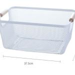 ست سه عددی سبد فلزی با دسته چوبی