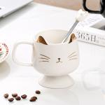 گیلاس شیشهای فانتزی طرح پشک