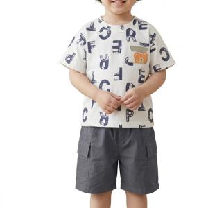 ست دو تکه بلوز و نیکر مدل آلفابت تدی